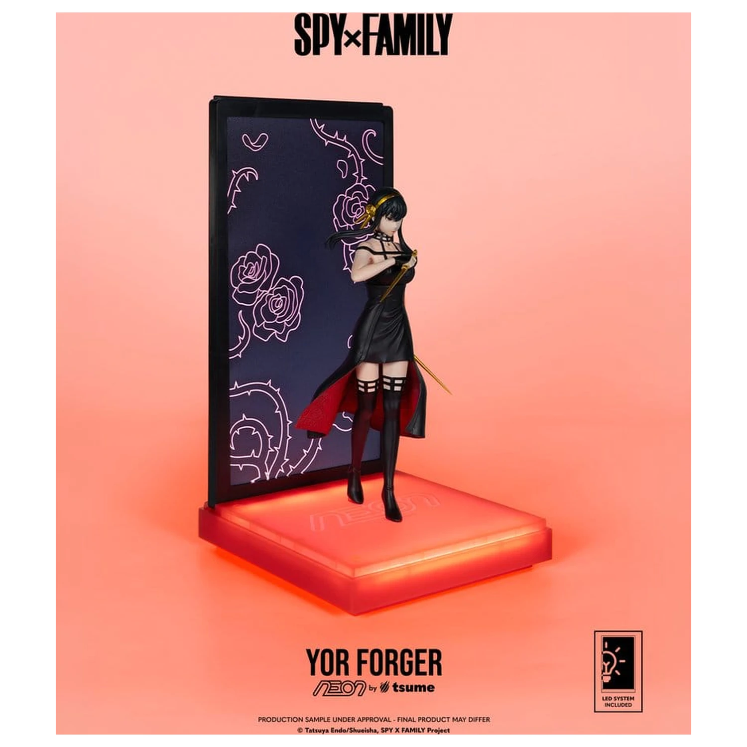 Figurina neon Spy x Family 1/9 Yor Forger 20 cm poza produsului