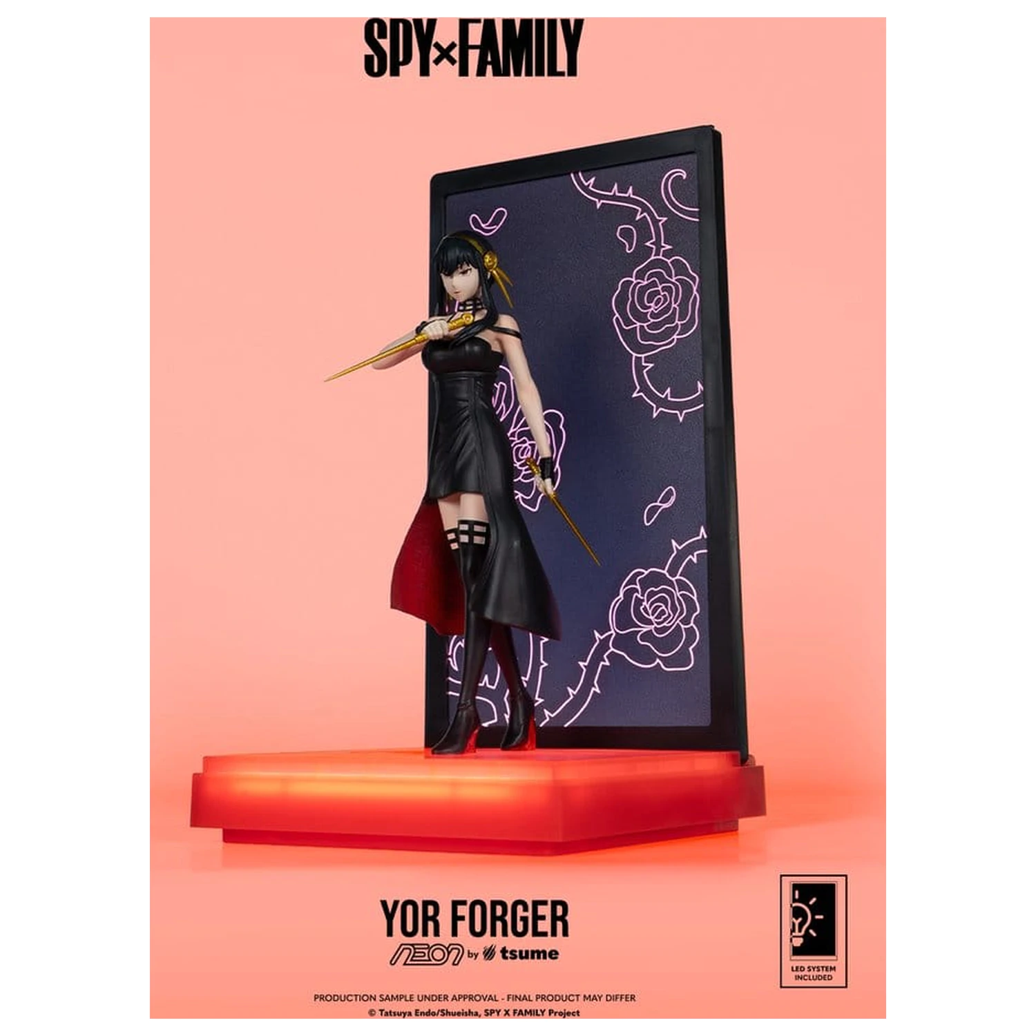 Figurina neon Spy x Family 1/9 Yor Forger 20 cm poza produsului