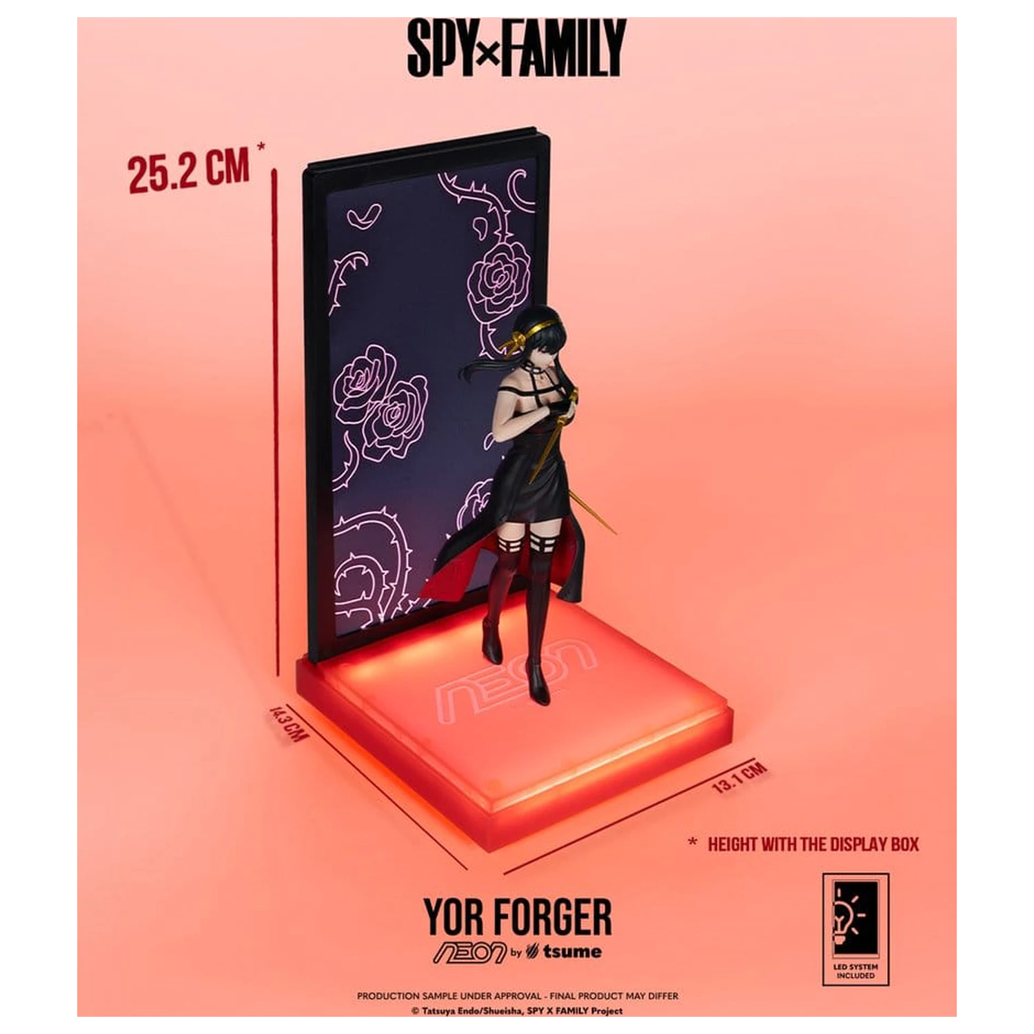 Figurina neon Spy x Family 1/9 Yor Forger 20 cm poza produsului