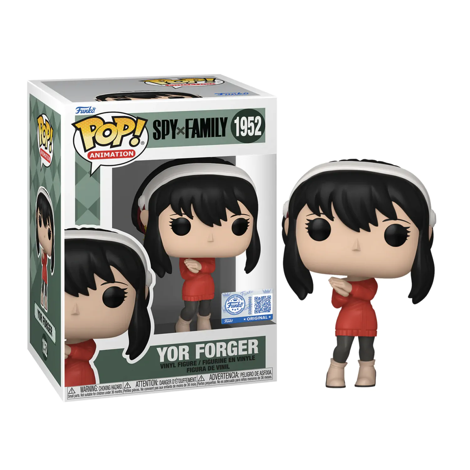 Spy x Family Pop! Animation figurină de vinil Yor Forger (Red Sweater) Exclusive 9 cm poza produsului