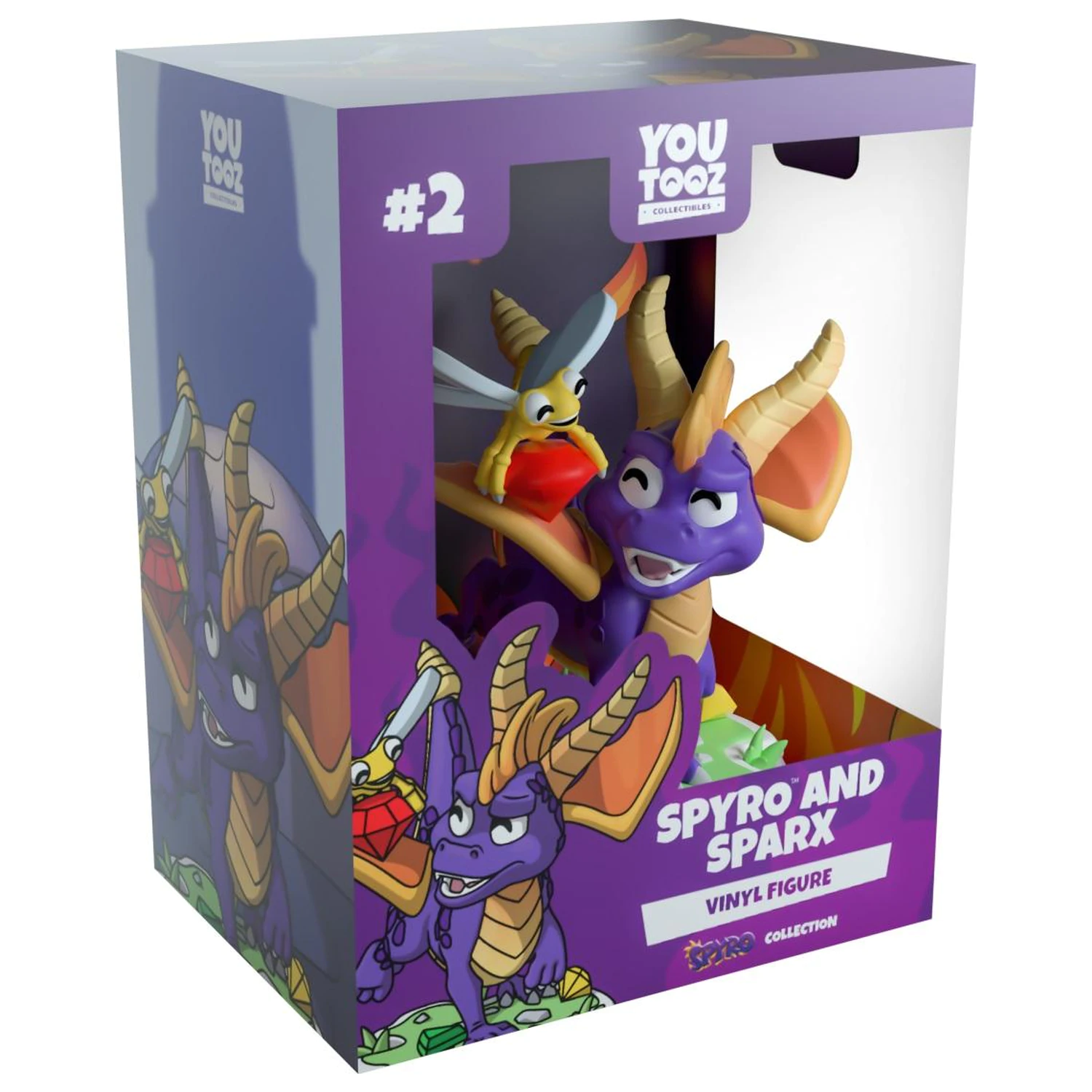 Figurina Spyro si Sparx Youtooz 9cm poza produsului