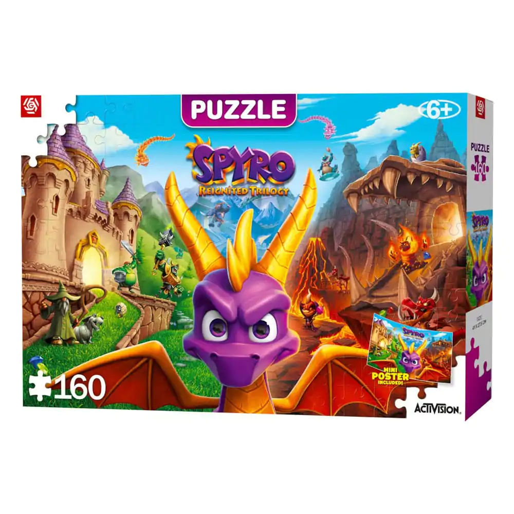 Puzzle Spyro Reignited Trilogy pentru copii (160 piese) poza produsului