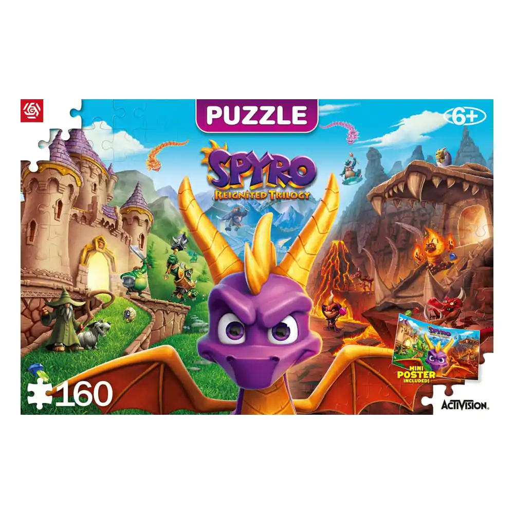 Puzzle Spyro Reignited Trilogy pentru copii (160 piese) poza produsului