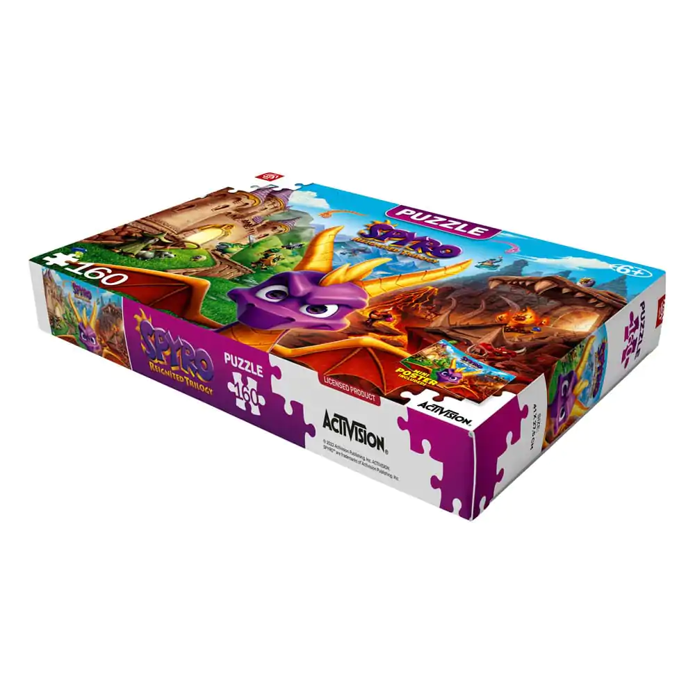 Puzzle Spyro Reignited Trilogy pentru copii (160 piese) poza produsului