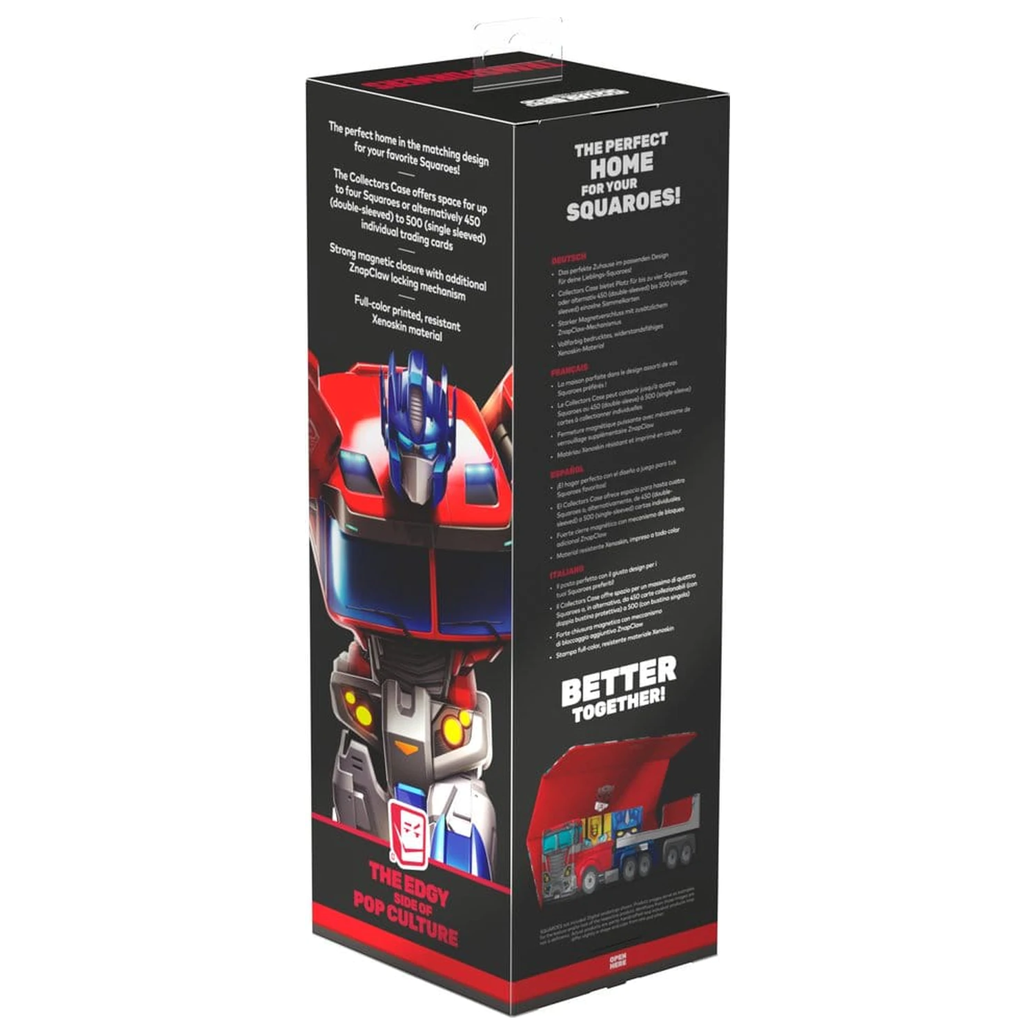 Squaroes Collectors Case 400 piese Squaroe Transformers - Optimus Prime Truck poza produsului