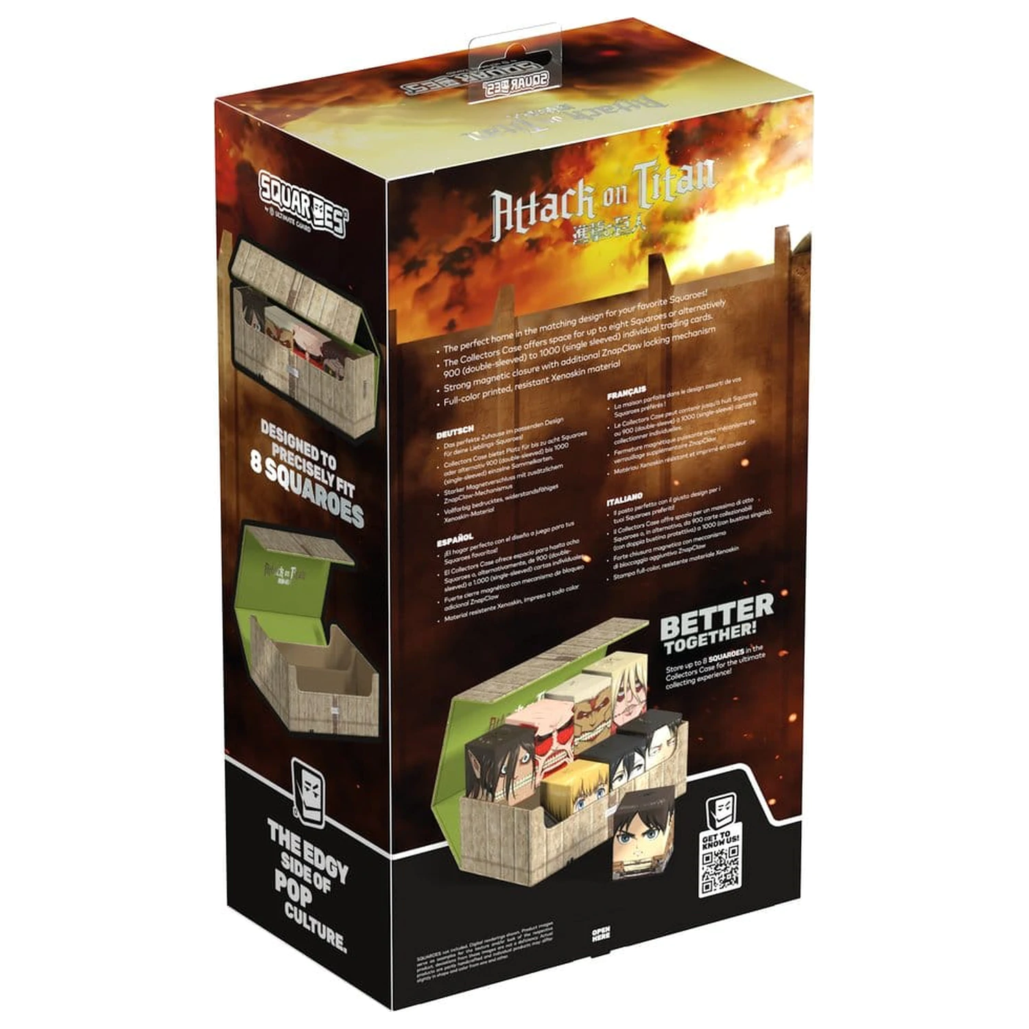 Squaroes - Cutie de colecție 800 Attack on Titan - Districtul Shiganshina poza produsului