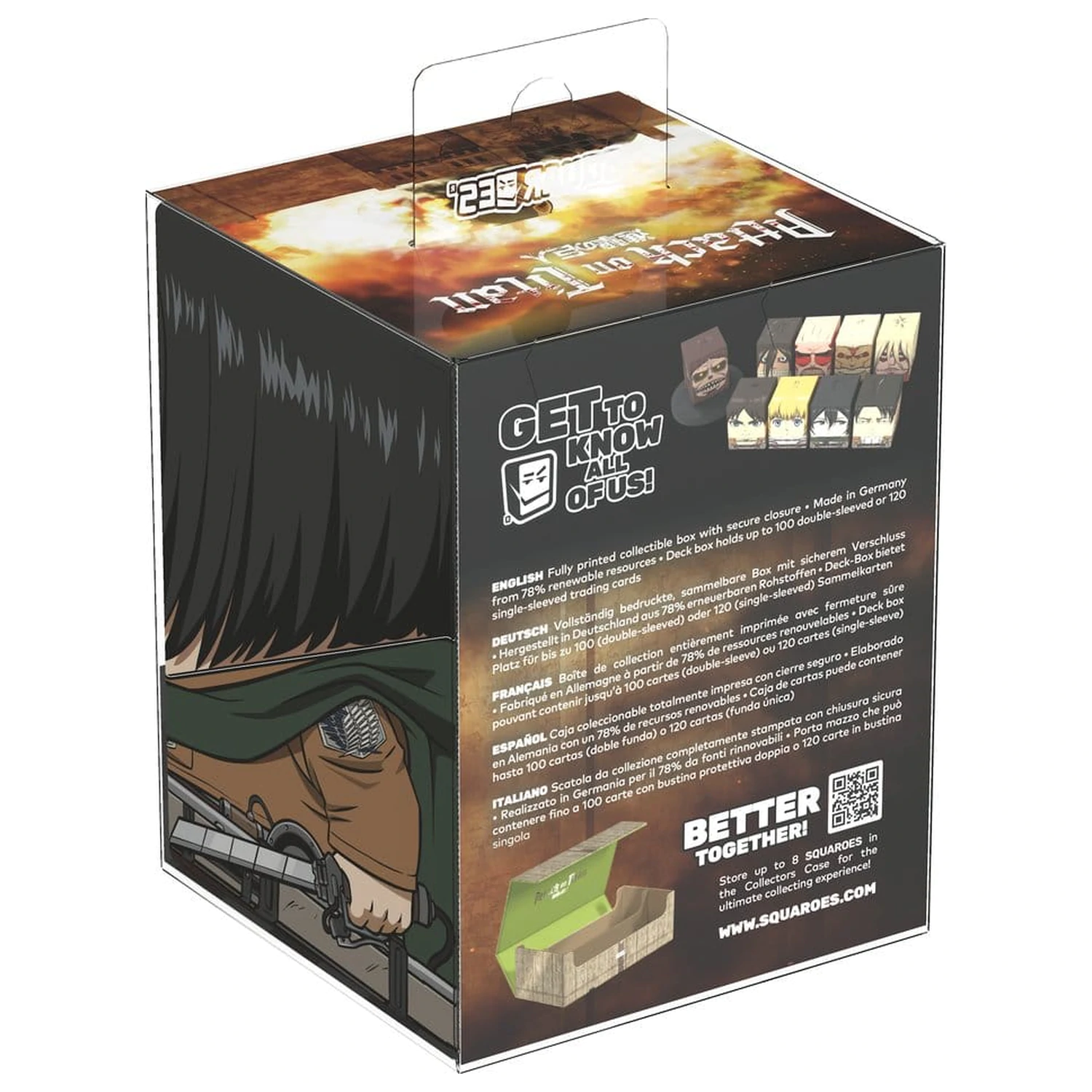 Squaroes Squaroe Attack on Titan AOT003 - Mikasa Ackermann poza produsului