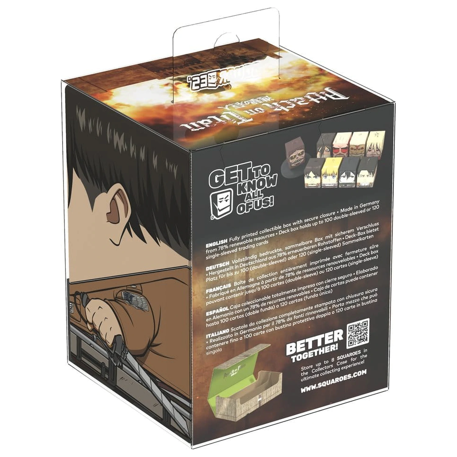 Squaroes Squaroe Attack on Titan AOT004 - Levi Ackermann poza produsului