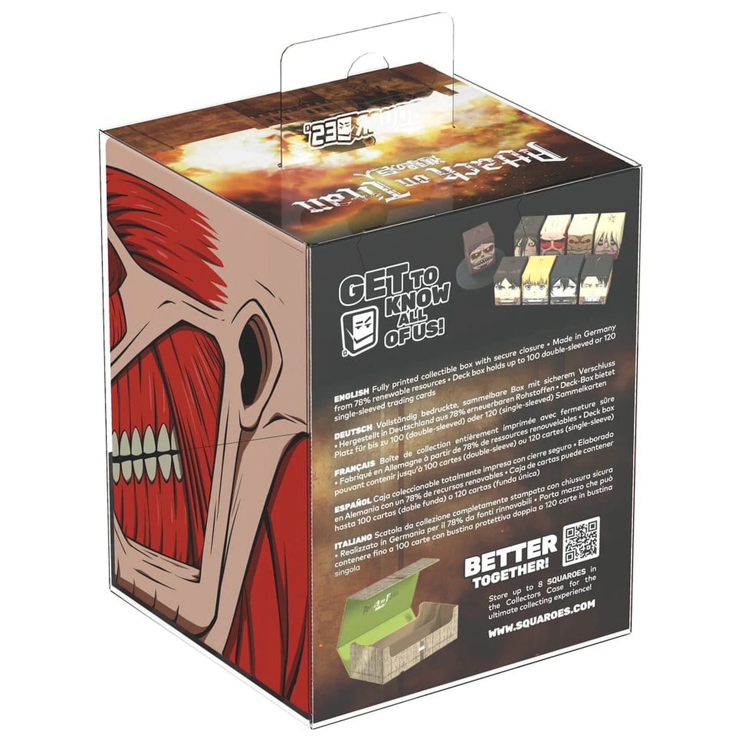 Squaroes Squaroe Attack on Titan AOT006 - Colossal Titan poza produsului