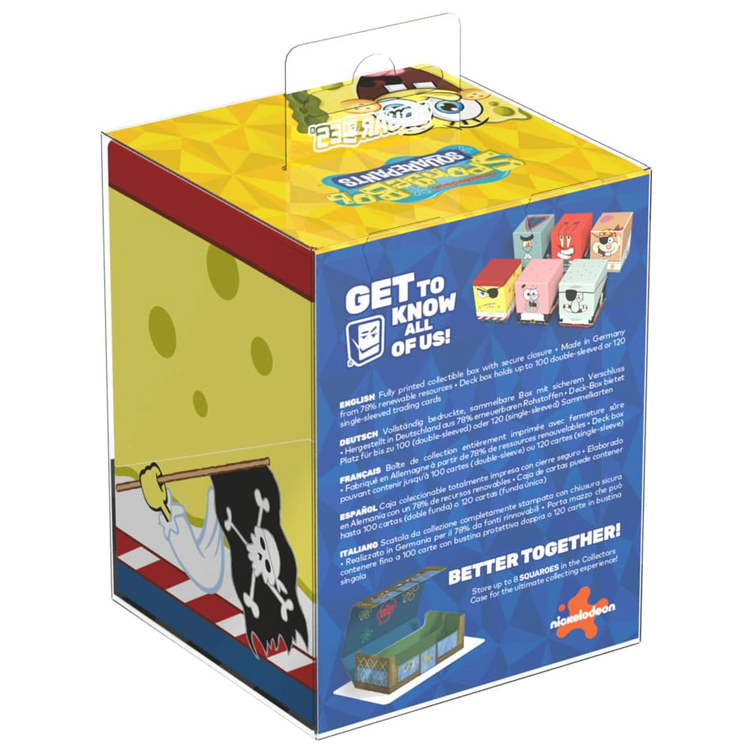 Squaroes Squaroe SpongeBob SquarePants SB015 - Pirate Spongebob poza produsului