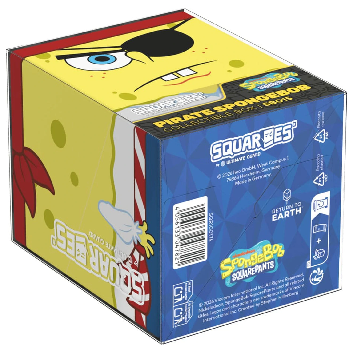 Squaroes Squaroe SpongeBob SquarePants SB015 - Pirate Spongebob poza produsului