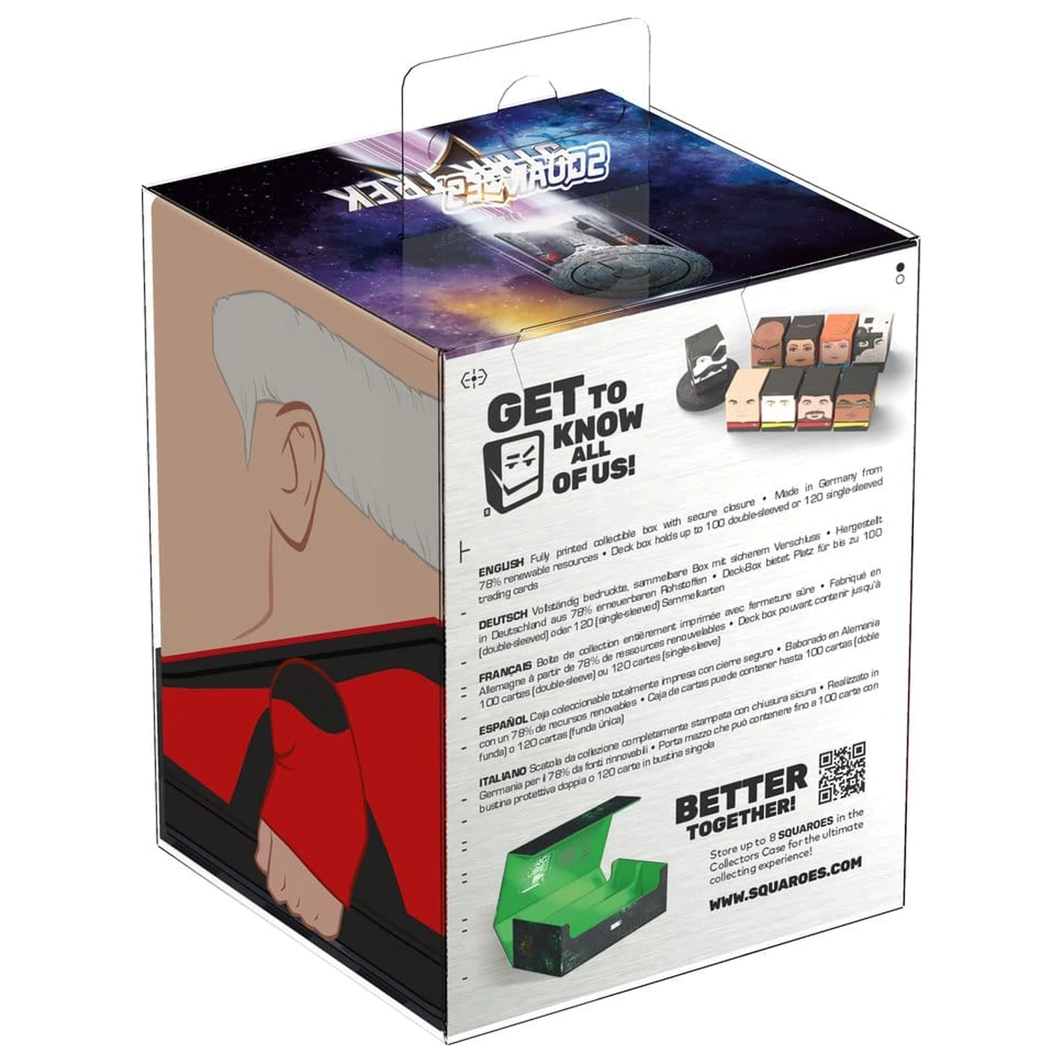 Squaroes Squaroe Star Trek: The Next Generation ST019 - Captain Picard poza produsului