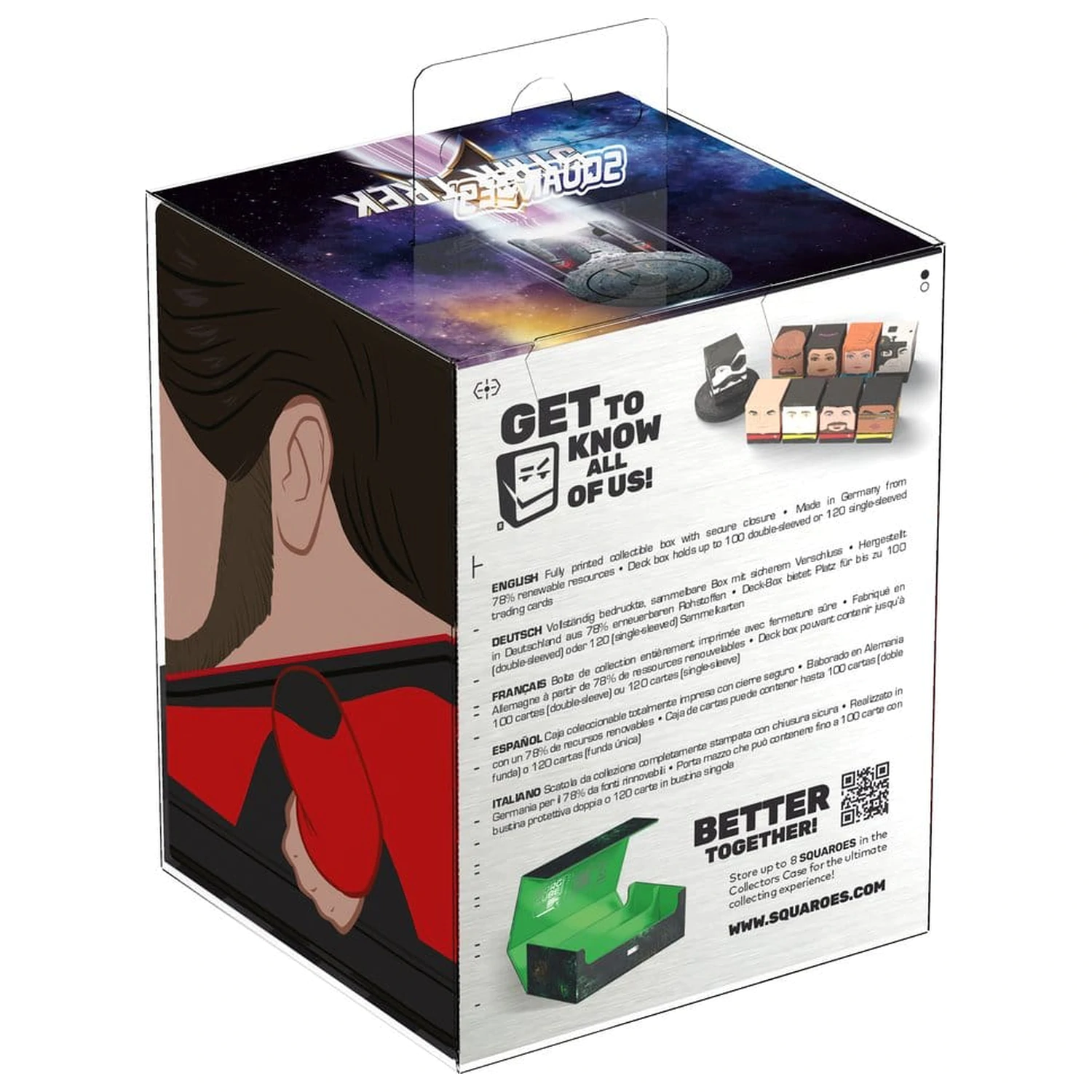 Squaroes Squaroe Star Trek: The Next Generation ST021 - William Riker poza produsului
