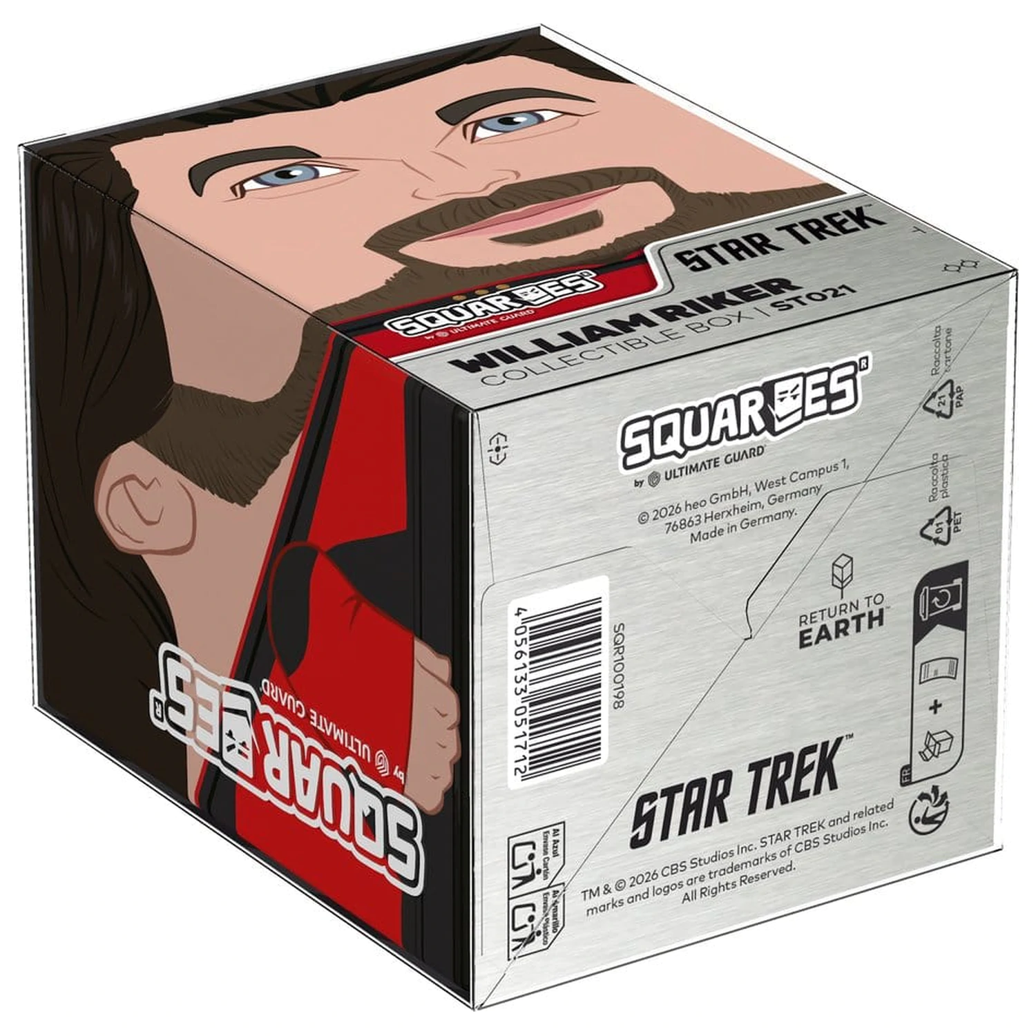 Squaroes Squaroe Star Trek: The Next Generation ST021 - William Riker poza produsului