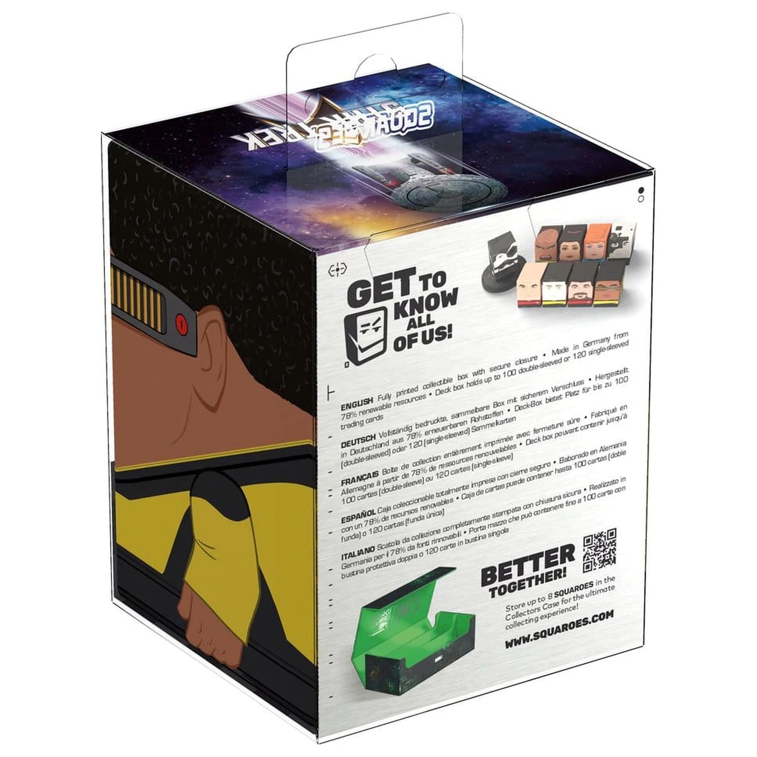 Squaroes Squaroe Star Trek: The Next Generation ST022 - Geordi La Forge poza produsului