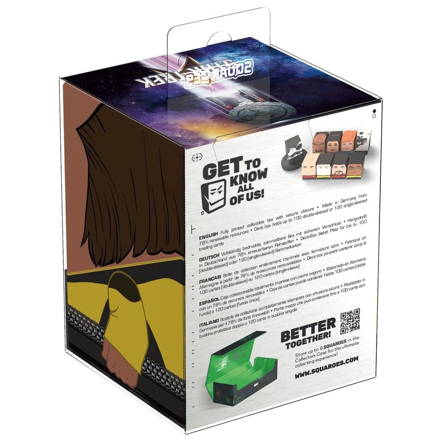 Squaroes Squaroe Star Trek: The Next Generation ST023 - Worf poza produsului