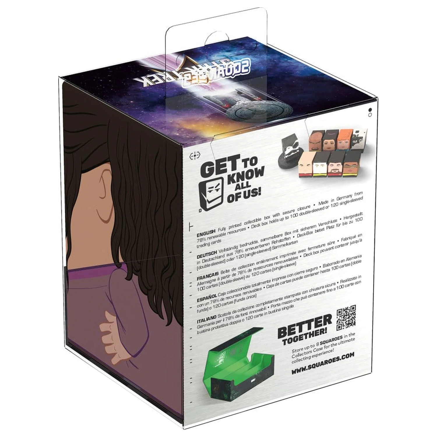 Squaroes Squaroe Star Trek: The Next Generation ST024 - Deanna Troi poza produsului