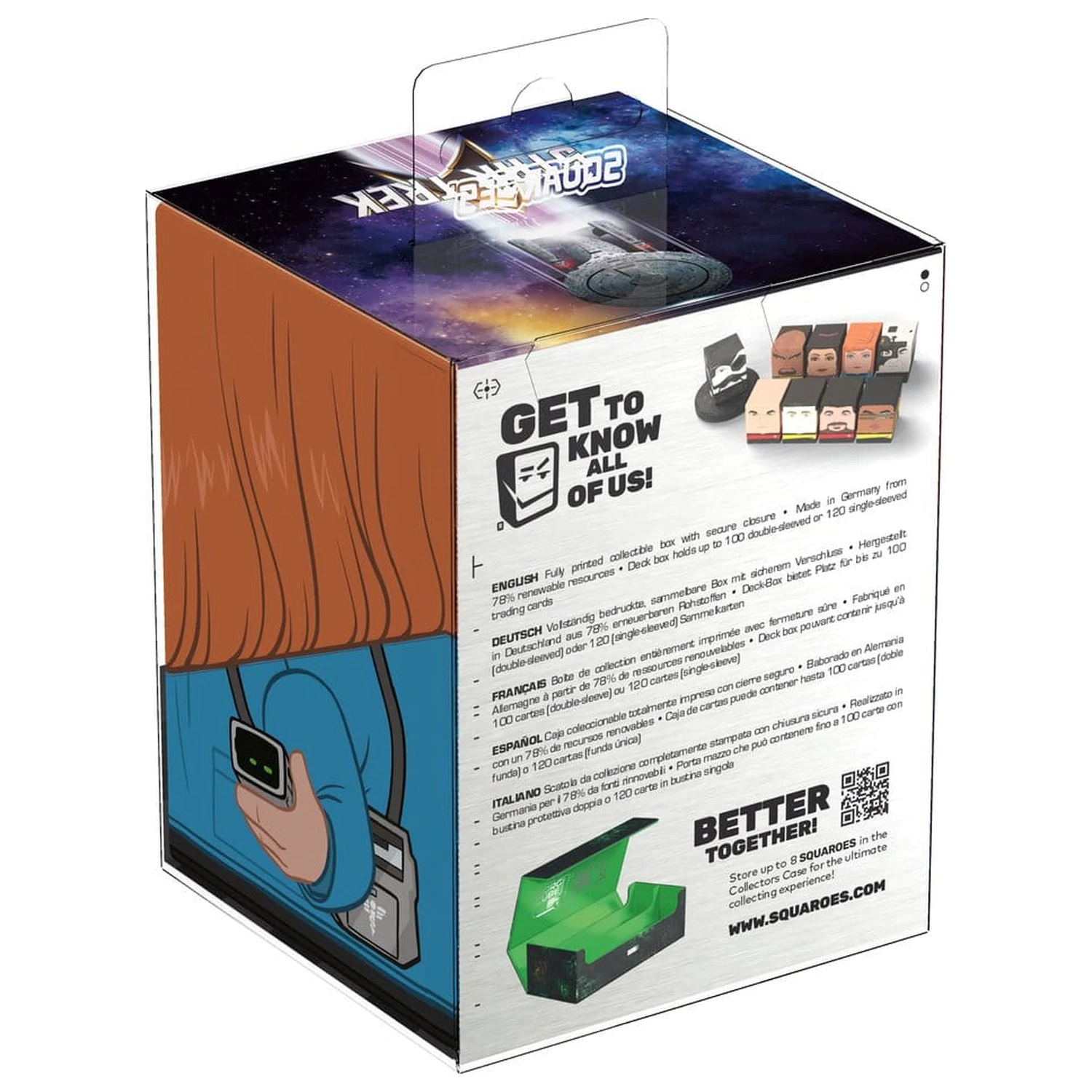 Squaroes Squaroe Star Trek: The Next Generation ST025 - Dr. Beverly Crusher poza produsului