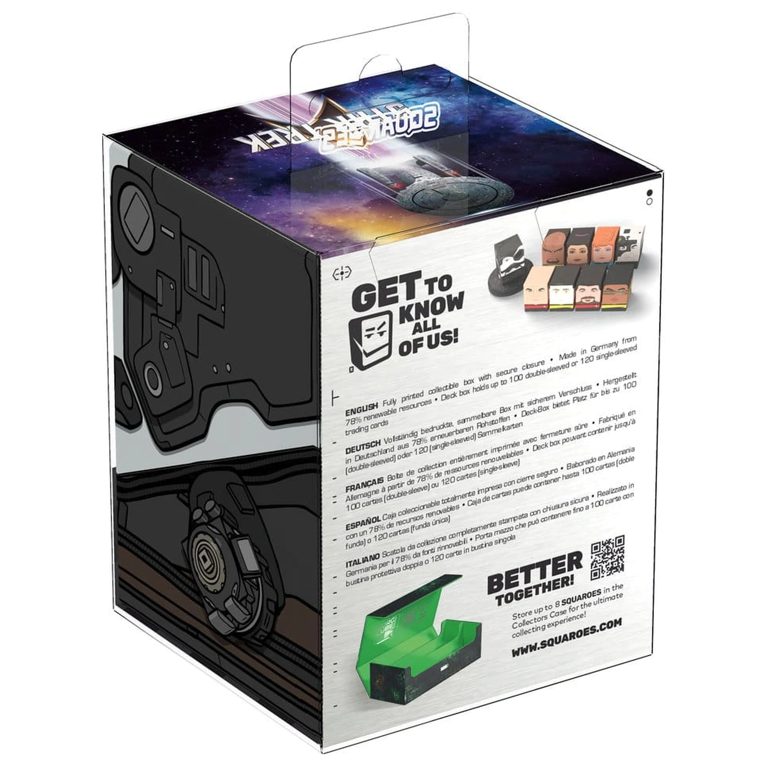 Squaroes Squaroe Star Trek: The Next Generation ST027 - Borg Drone poza produsului