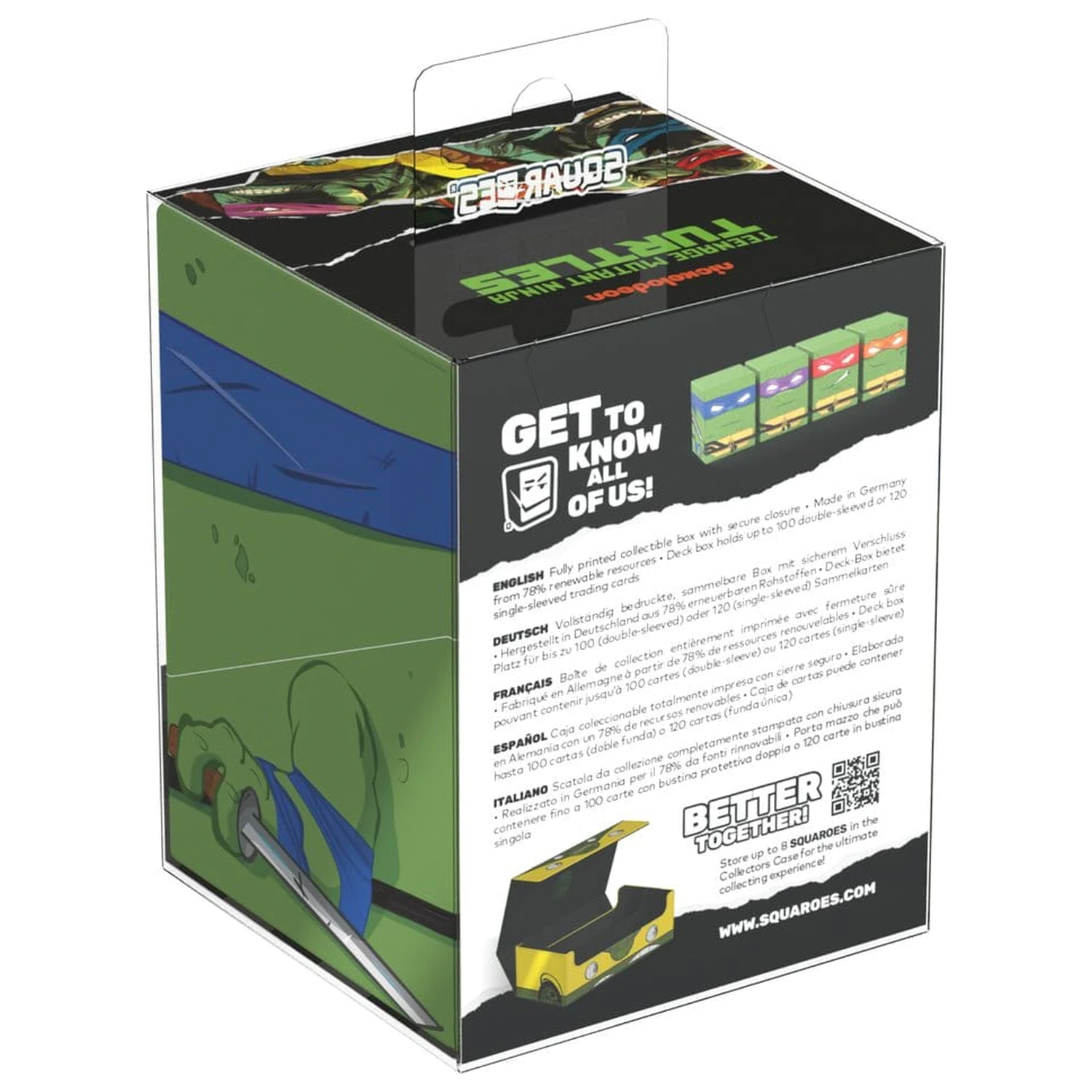 Squaroes Squaroe Teenage Mutant Ninja Turtles™ NT014 – Mod de actiune Leonardo poza produsului