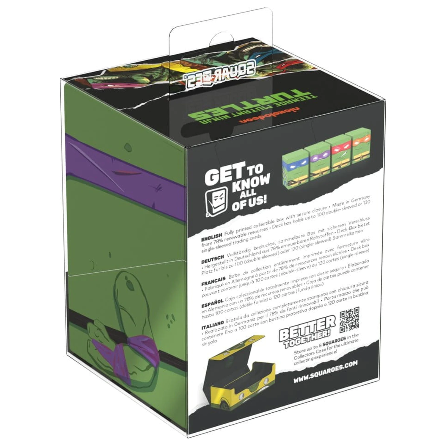 Squaroes Squaroe Teenage Mutant Ninja Turtles™ NT015 – Donatello in modul actiune poza produsului