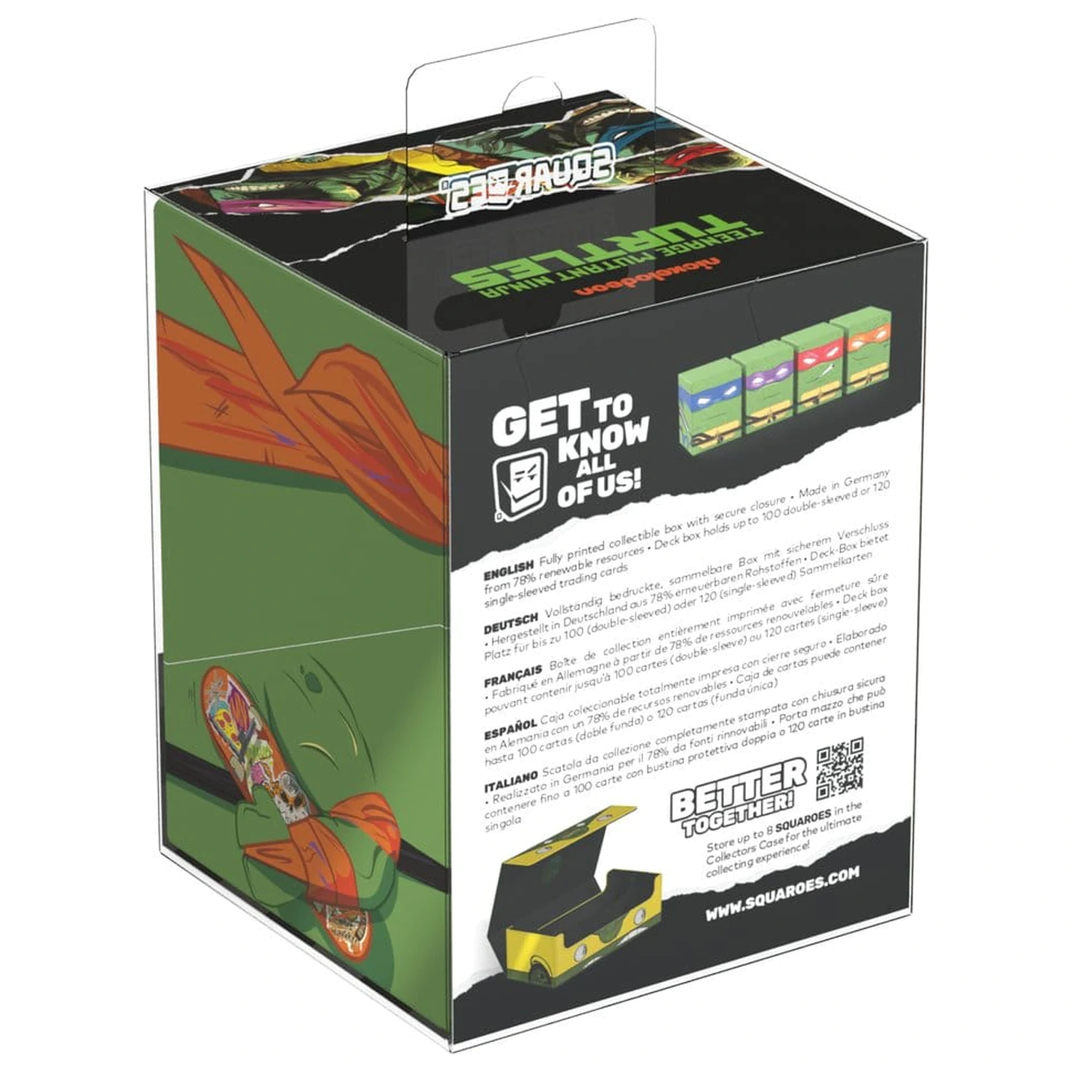 Squaroes Squaroe Teenage Mutant Ninja Turtles NT017 - Modul de actiune Michelangelo poza produsului