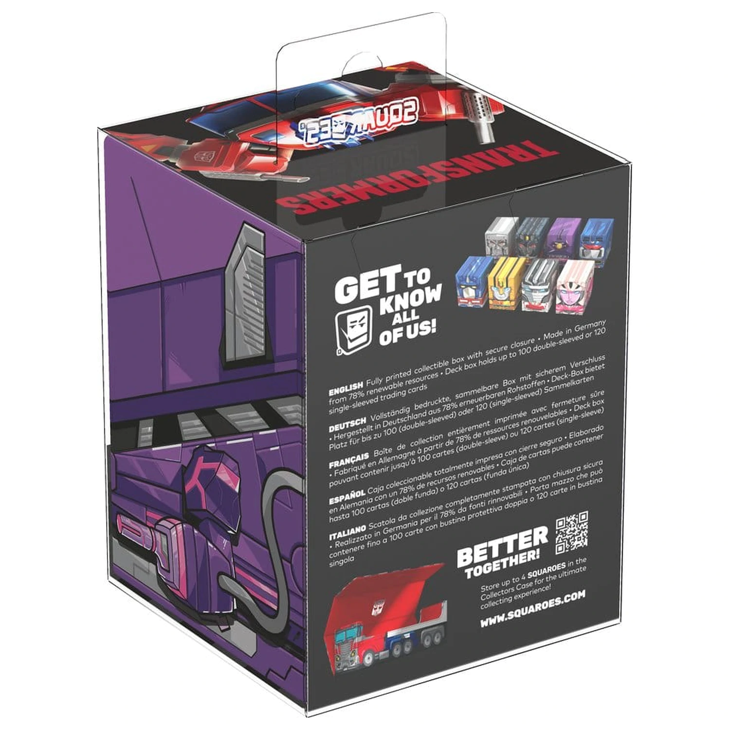 Squaroes Squaroe Transformers TR007 - Shockwave poza produsului