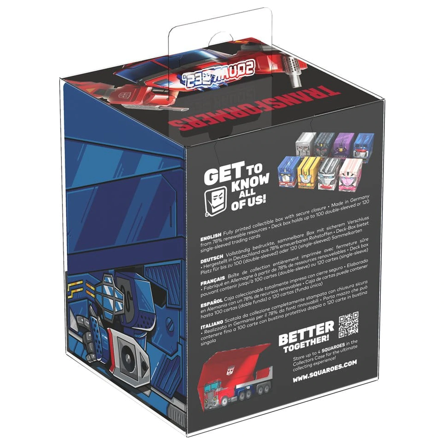 Squaroes Squaroe Transformers TR008 - Soundwave poza produsului