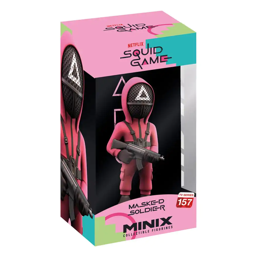 Figurină Minix Squid Game Gardian Mascat Triunghi 12 cm poza produsului
