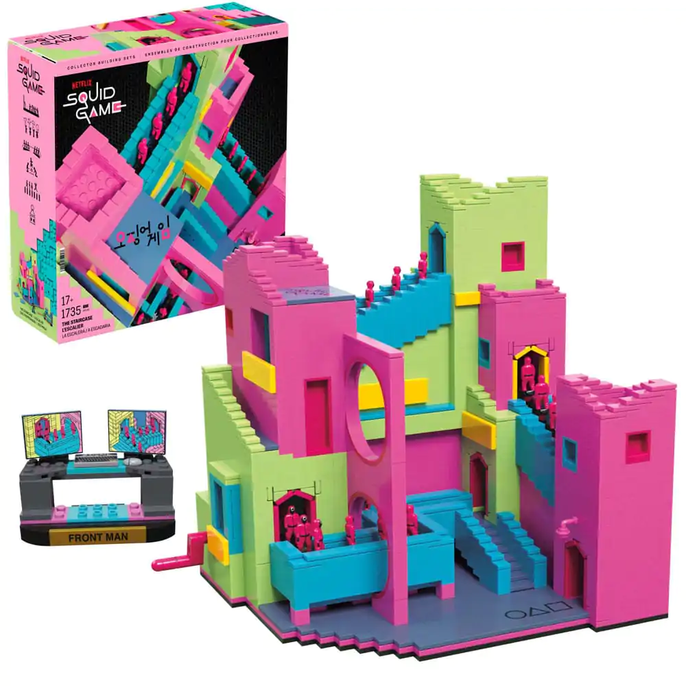 Squid Game MEGA Set de constructie Squid Game Staircase poza produsului