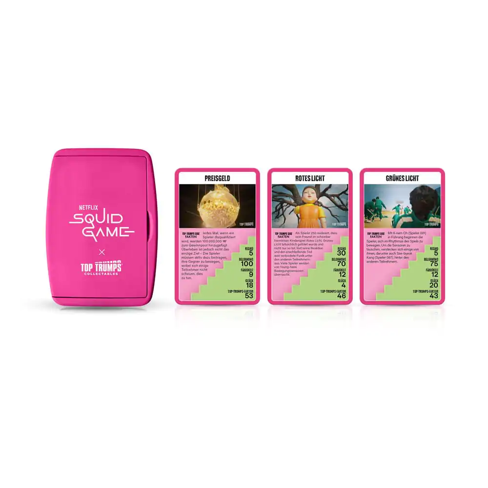 Squid Game Card Game Top Trumps Collectables *German Version* Joc de cărți poza produsului