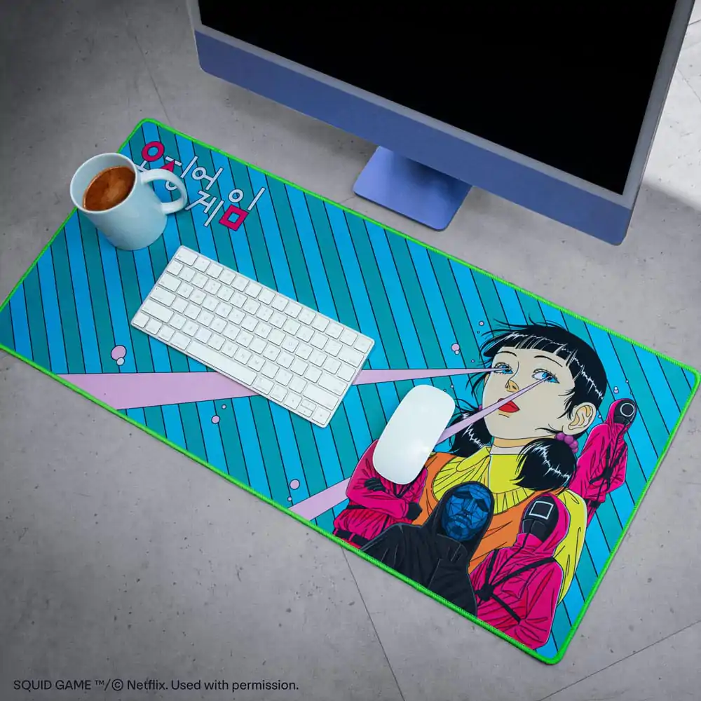 Squid Game Desk Pad Young-Hee - Mousepad de birou poza produsului