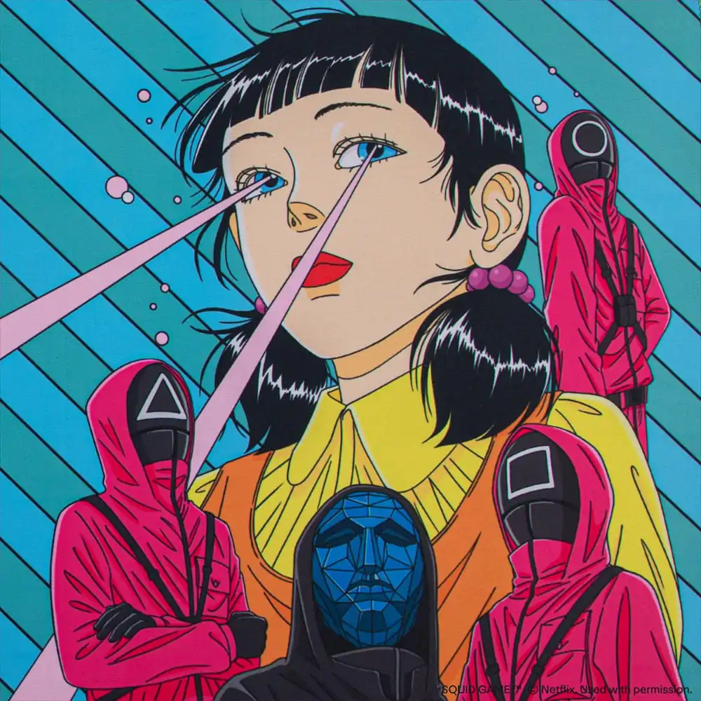 Squid Game Desk Pad Young-Hee - Mousepad de birou poza produsului