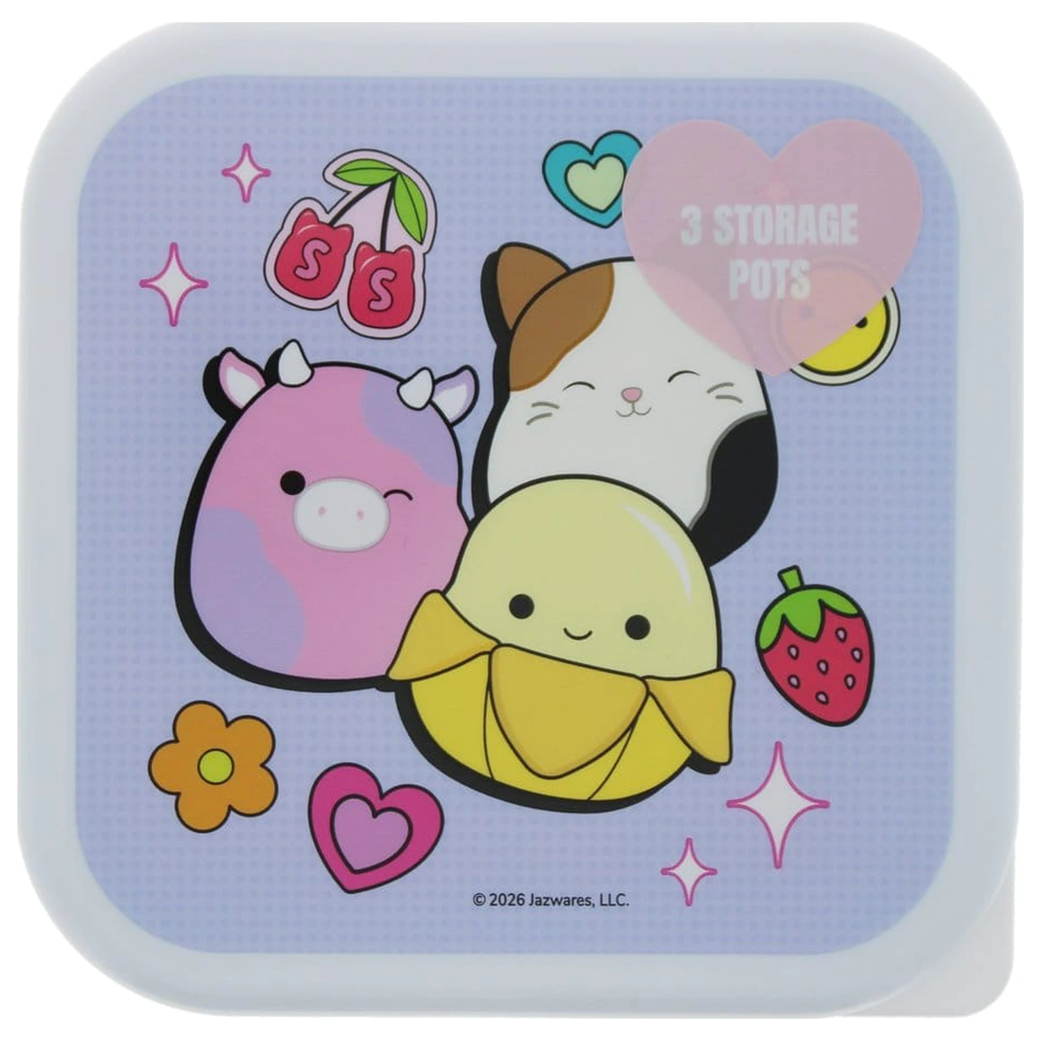 Squishmallows Cutii pentru gustari Pachet de 3 bucati poza produsului