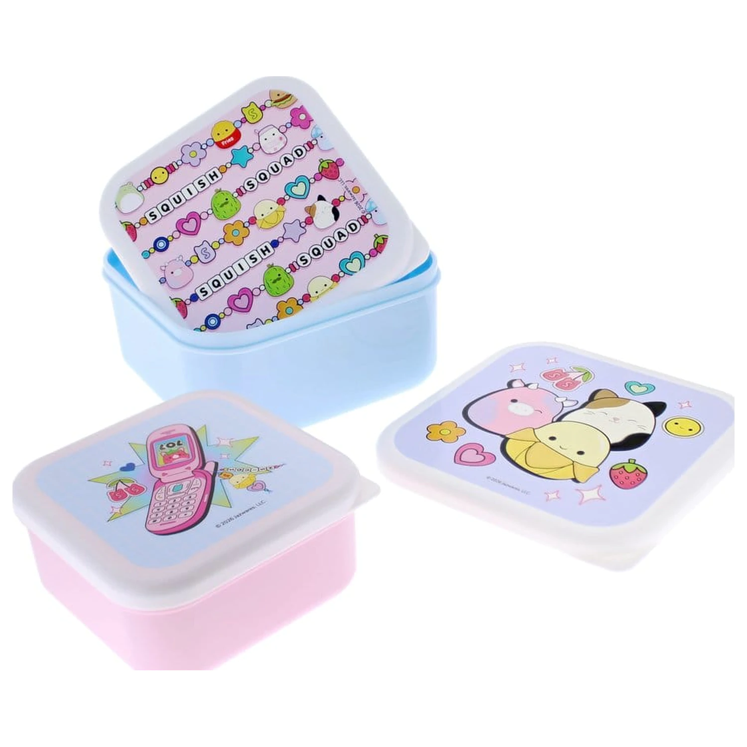 Squishmallows Cutii pentru gustari Pachet de 3 bucati poza produsului
