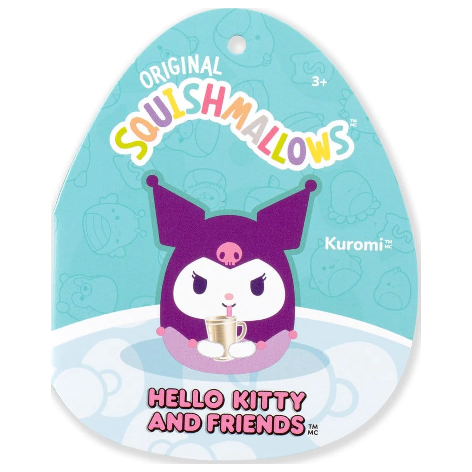 Squishmallows Hello Kitty and Friends Plush Kuromi Cup de pluș 30 cm poza produsului