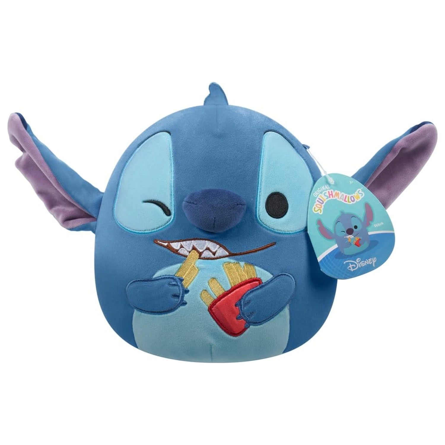 Squishmallows Plush Stitch (Holding French Fries) 20 cm poza produsului