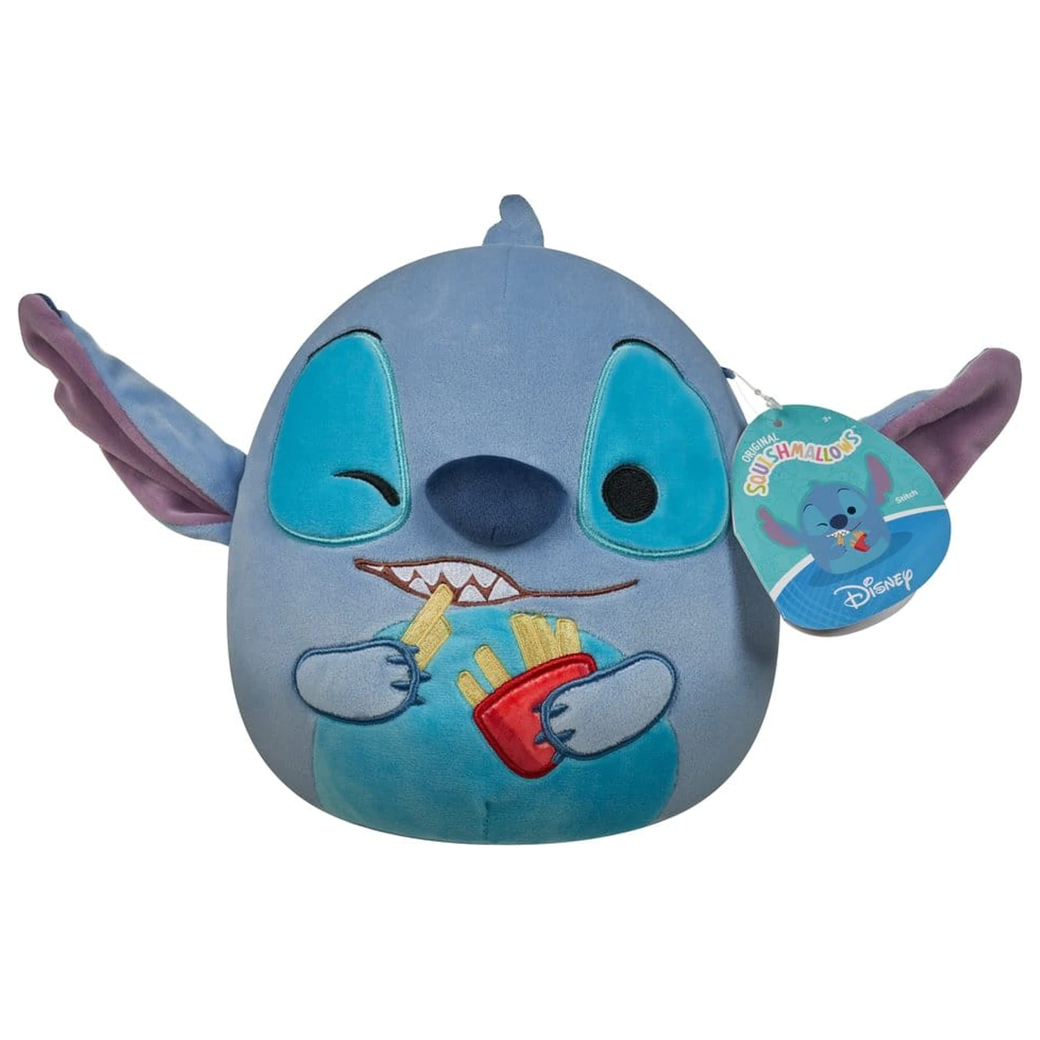 Squishmallows Plush Stitch (Holding French Fries) 20 cm poza produsului