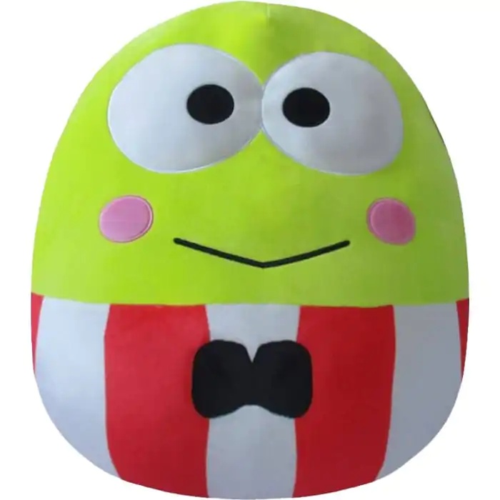 Figurină de pluș Squishmallows Sanrio Core Keroppi Costum în dungi roșii 25 cm poza produsului