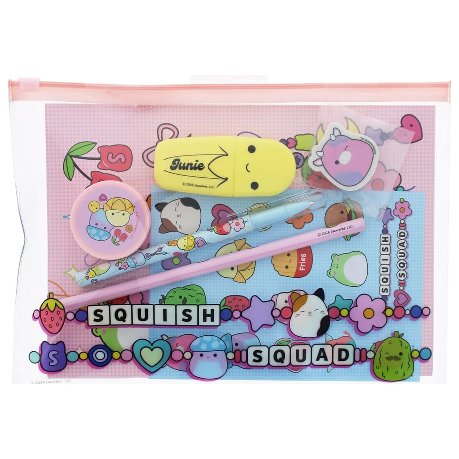 Squishmallows Stationery Set Squish Squad 7 piese poza produsului
