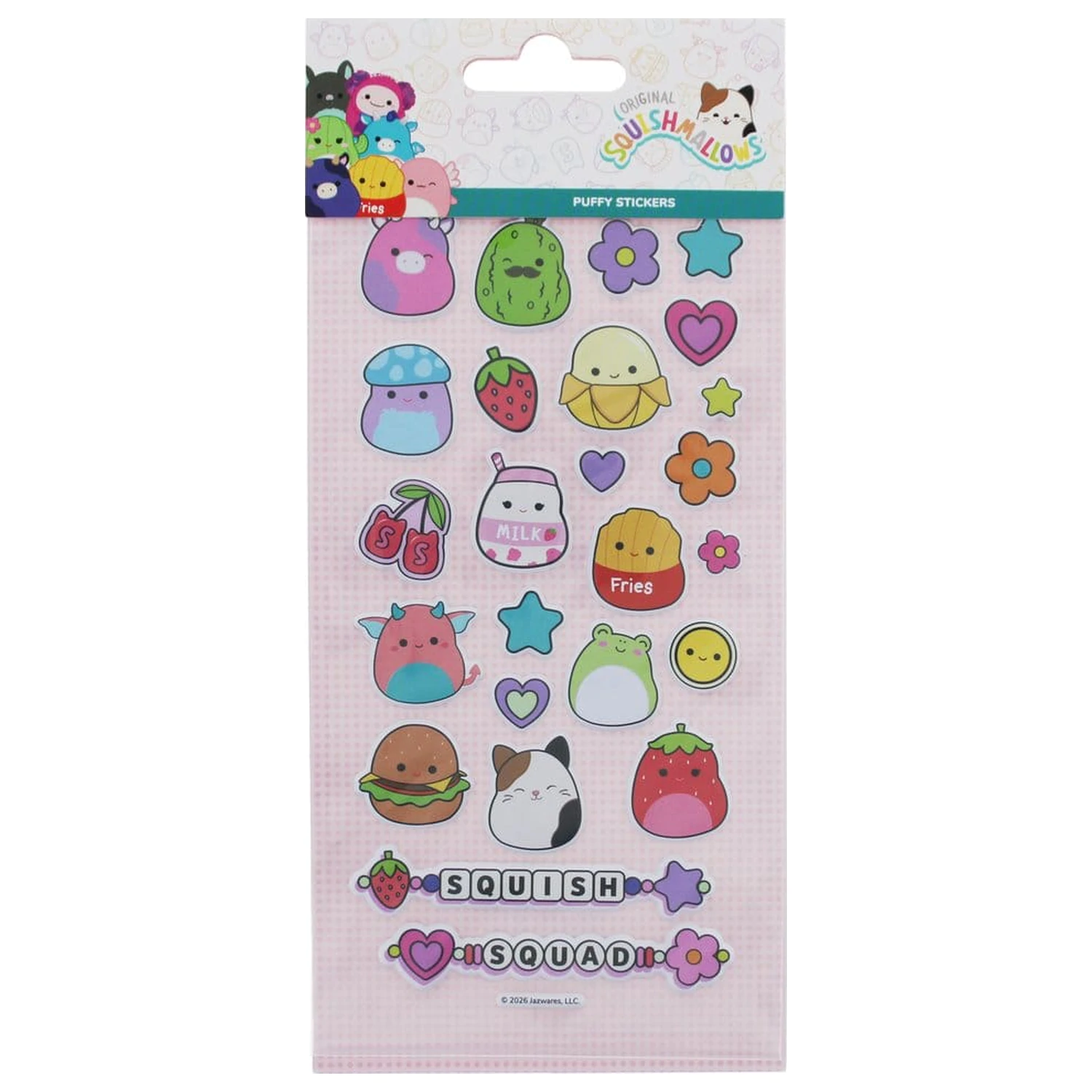 Squishmallows Set stickere super pufoase poza produsului