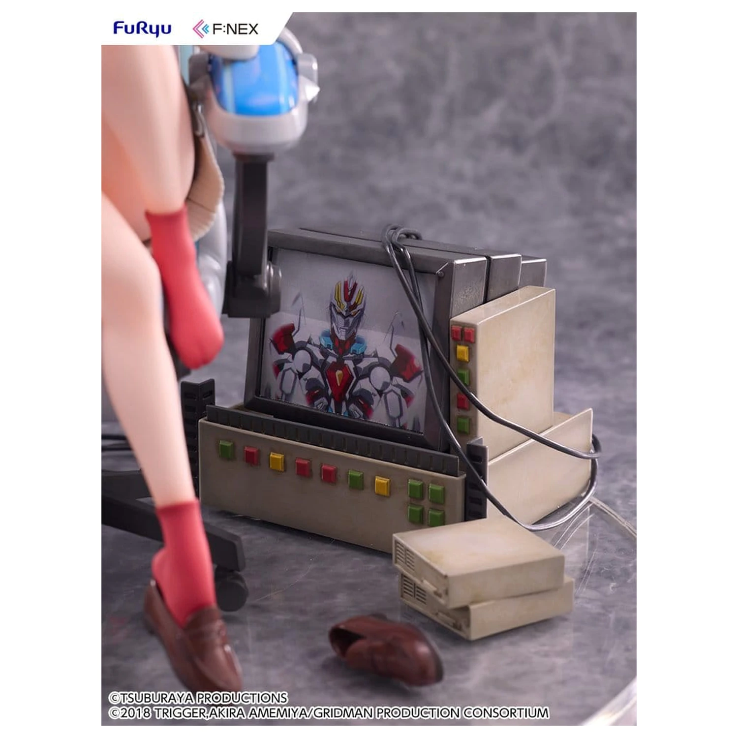 SSSS. Gridman Universe F:NEX PVC Statuie Rikka Takarada Gaming Chair Ver. 19 cm poza produsului