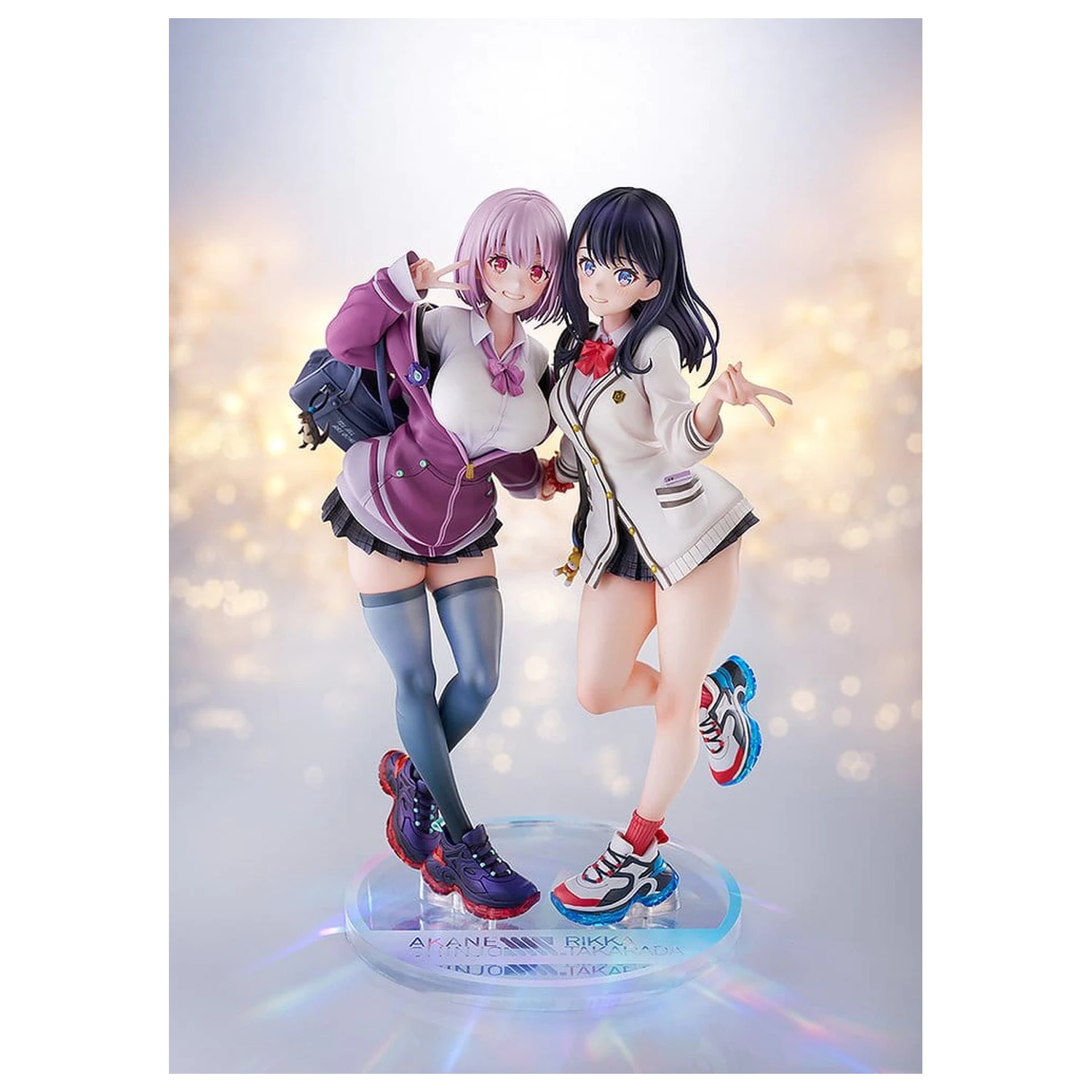 SSSS.Gridman Statuete din PVC 1/7 pachet de 2 Rikka Takarada & Akane Shinjo feat. toridamono 22 cm poza produsului