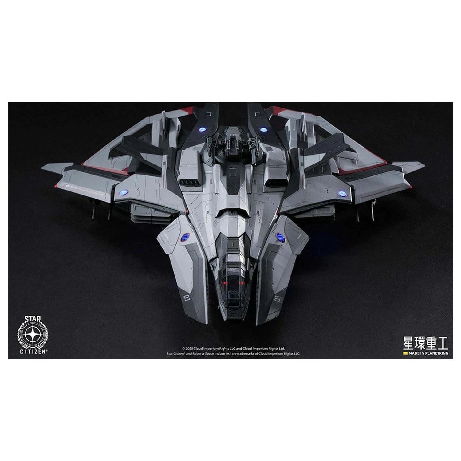 Star Citizen Kit model plastic pre-asamblat 1/100 Anvil F8C Lightning Model asamblat finit Ver. 25 cm poza produsului