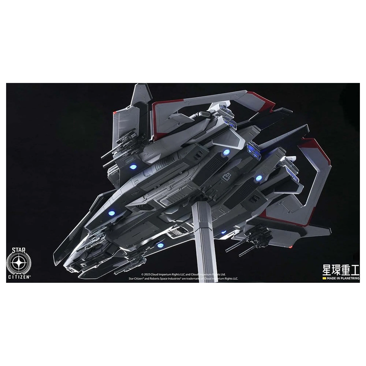 Star Citizen Kit model plastic pre-asamblat 1/100 Anvil F8C Lightning Model asamblat finit Ver. 25 cm poza produsului