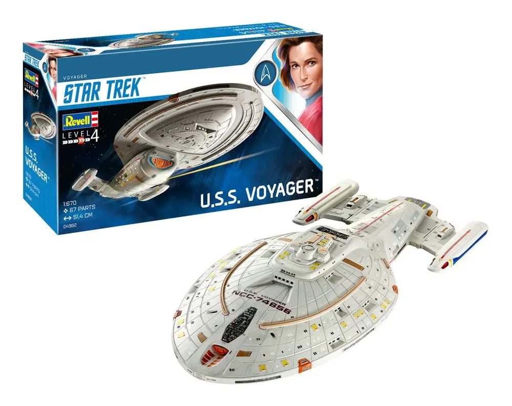 Star Trek Model Kit 1/670 U.S.S. Voyager 51 centimetri poza produsului