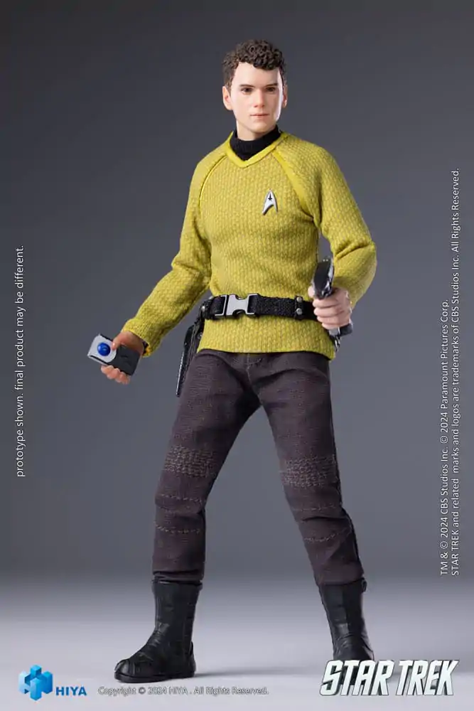 Star Trek 2009 Exquisite Super Series Figurina de Acțiune 1/12 Chekov 16 cm poza produsului