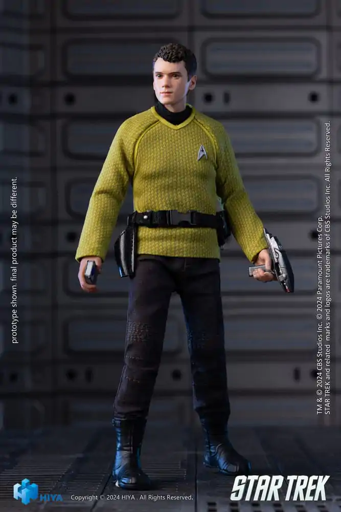 Star Trek 2009 Exquisite Super Series Figurina de Acțiune 1/12 Chekov 16 cm poza produsului