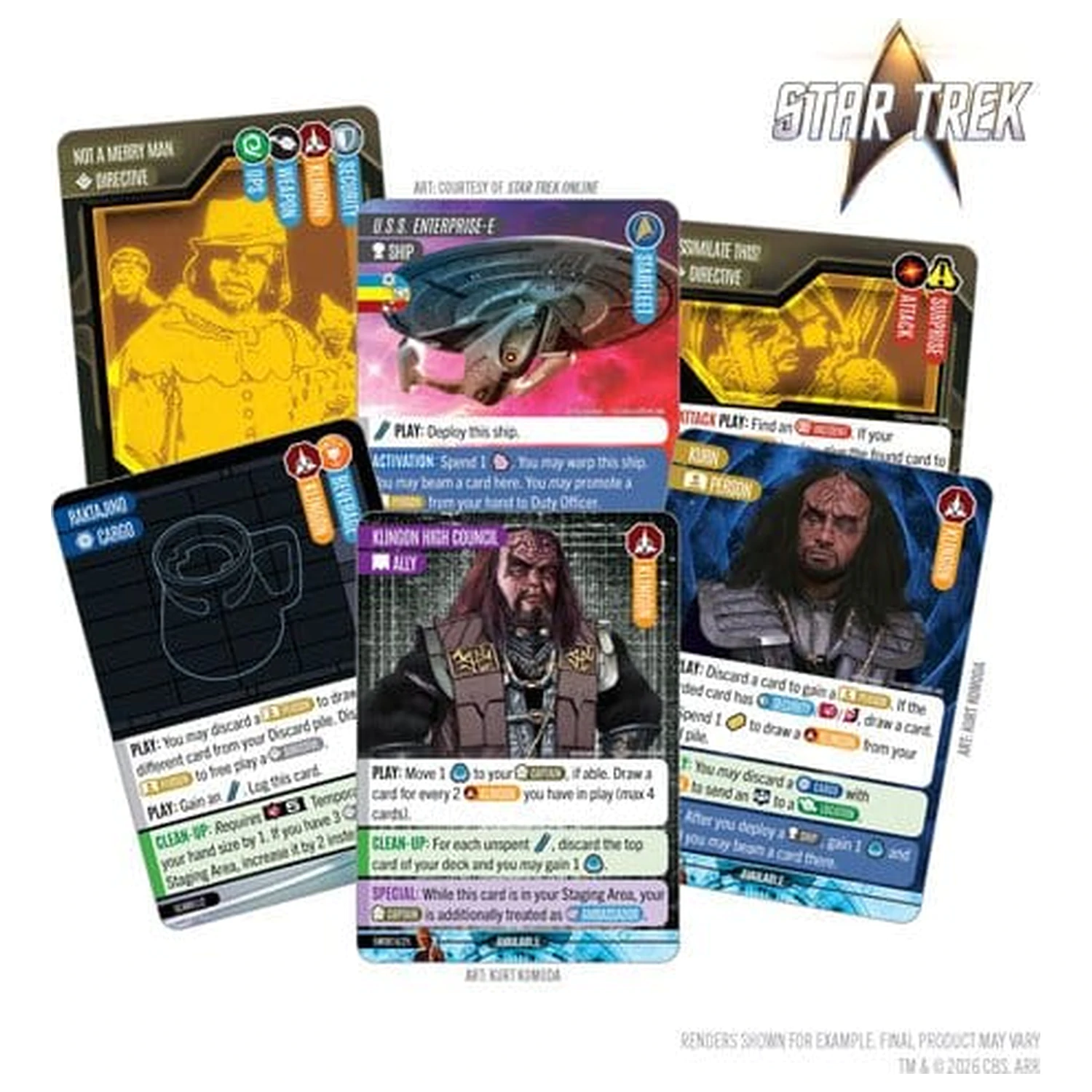 Star Trek: Captain's Chair Card Game: Duty and Honor *versiunea engleză* poza produsului