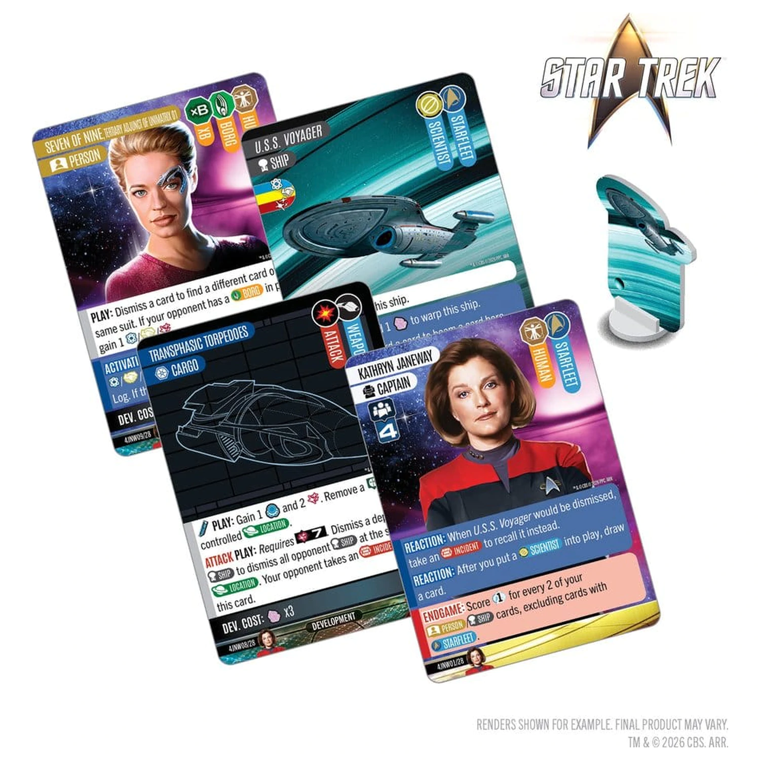 Star Trek: Captain's Chair Card Game: Resistance is Futile *Versiune engleza* poza produsului